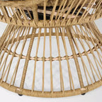 Pintan Wicker Swivel Egg Chair - Christopher Knight Home