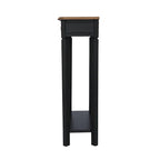 Marnie Two-tone 1-drawer Solid Wood Console Accent Table with Shelf by East at Main