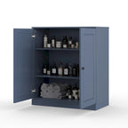 Palace Imports 100% Solid Wood 32 Bathroom Cabinet with Solid Doors and Adjustable Shelves