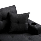 Sectional Sofa Living Room with L Shape Chaise Lounge and cup holder
