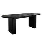 Okak 78IN Extendable Dining Table for 4-8 People, Kitchen Table with Wooden Strip Base, Foldable Table for Living Room, Dining Room