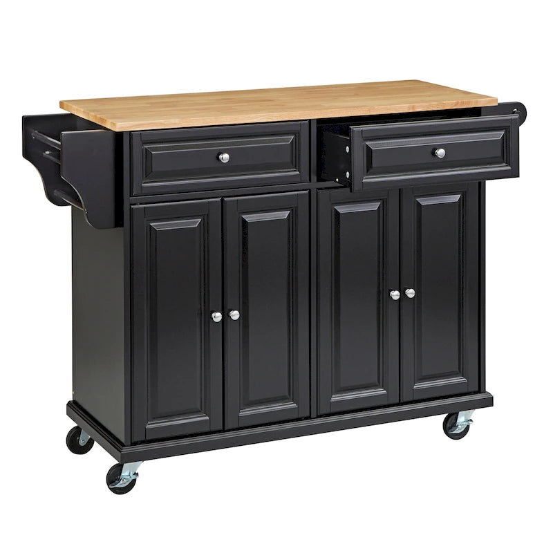 Simple Living Georgia Rolling Kitchen Cart