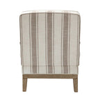 Rinaldo Farmhouse Polyester Armchair with Solid Wood Legs Set of 2 by HULALA HOME