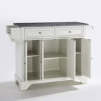 Lafayette Gray Granite Top Full Size Kitchen Island/Cart - Crosley