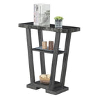 Convenience Concepts Newport V Console Table with Shelves