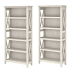 Key West 5 Shelf Bookcase Set by Bush Furniture