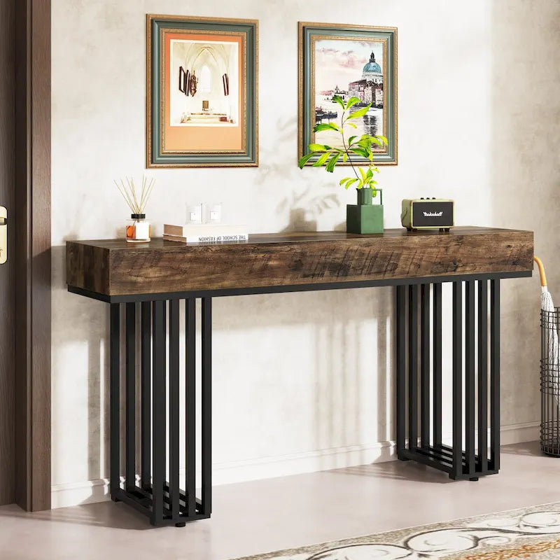55-inch Console Sofa Hall Table for Entryway