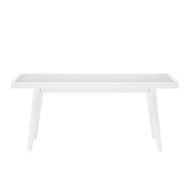 Plank+Beam Entryway Bench, Solid Wood End of Bed Bench for Bedroom, Hallway, Porch, 41.25