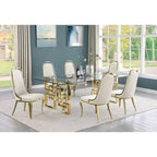 Best Quality Furniture Big Glass Table Dining Sets