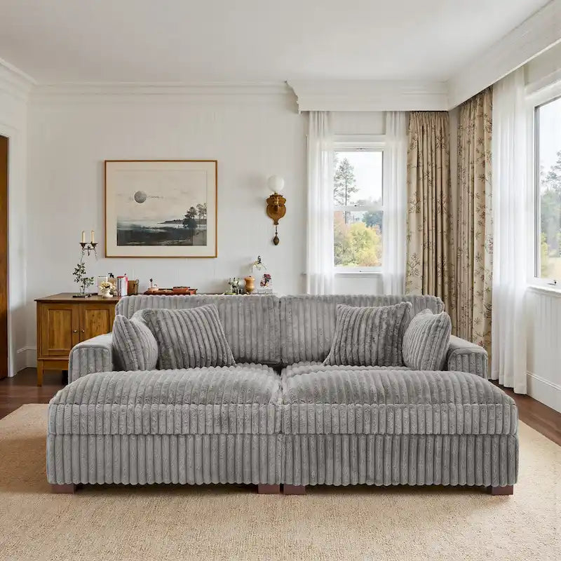 Modular Sectional Fabric Sofa for Living Room & Bedroom
