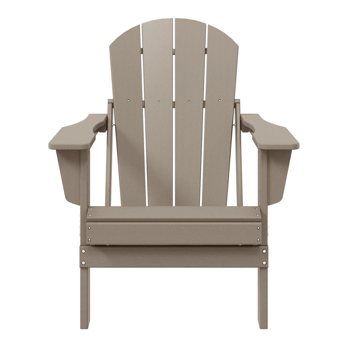 Polytrends Laguna Fade Resistant All Weather Outdoor Patio Folding Adirondack Chair
