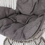 Pintan Wicker Swivel Egg Chair - Christopher Knight Home