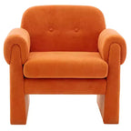 Hyleory Downy Fluffy Cloud Upholstered Accent Chair,Armchair for Bedroom Reception Area Reading Room Living Room