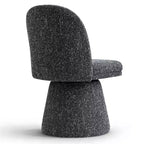 Set of 6 Modern 360 Swivel Armless Dining Chairs with Pedestal-style Base, Elegant Accent Chairs for Kitchen, Dining Room, or Office-Panipeachy