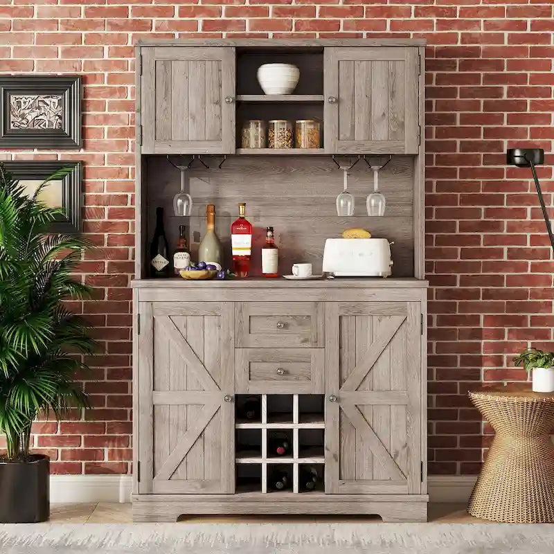 73.8H Kitchen Cabinet with Storage