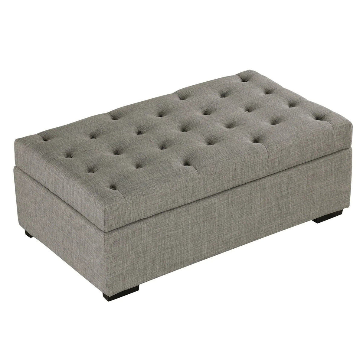 Folding Sofa Bed, 49.6 Ottoman with a Folding Sofa Bed, Convertible Ottoman Sleeper with Memory Mattress and Tufted Design
