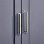Tall and Wide Storage Cabinet with Doors for Bathroom/Office
