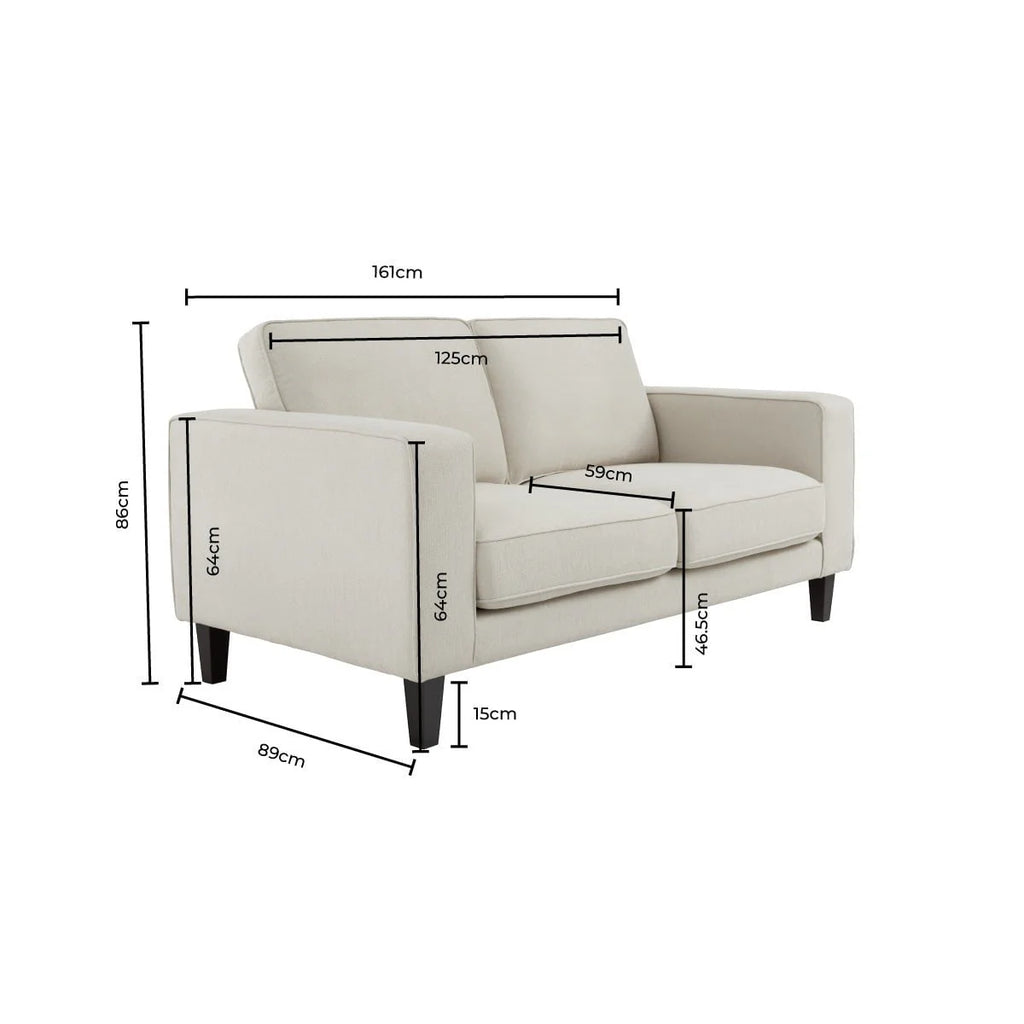 2 Seater Sofa - Dark Olive