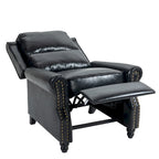 2 Set Modern Padded Seat Recliner Chair with PU Leather/Fabric