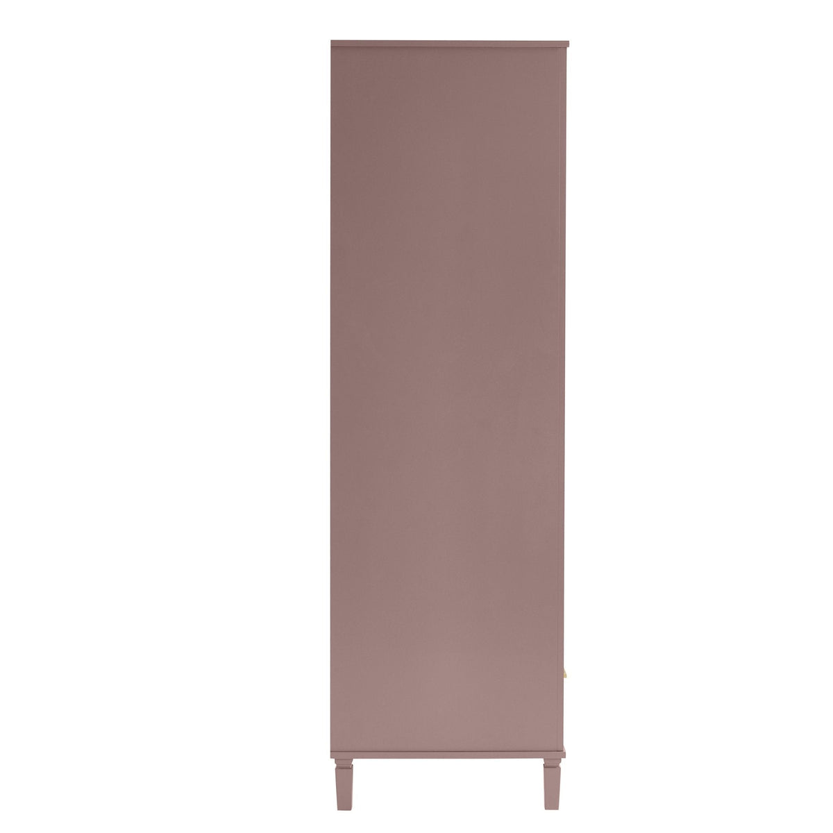 2 Door Wardrobe with Drawer - Dusty Mauve