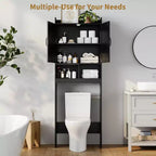 Over The Toilet Storage Cabinet,FreeStanding Bathroom Organizers for Bathroom,Restroom,Laundry