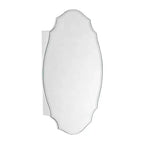20 in. W x 30 in. H Irregular Arched Frameless Beveled Surface Mounted Medicine Cabinet with Mirror