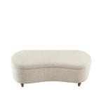 INK+IVY Bailey Taupe Boucle Flip Top Storage Bench