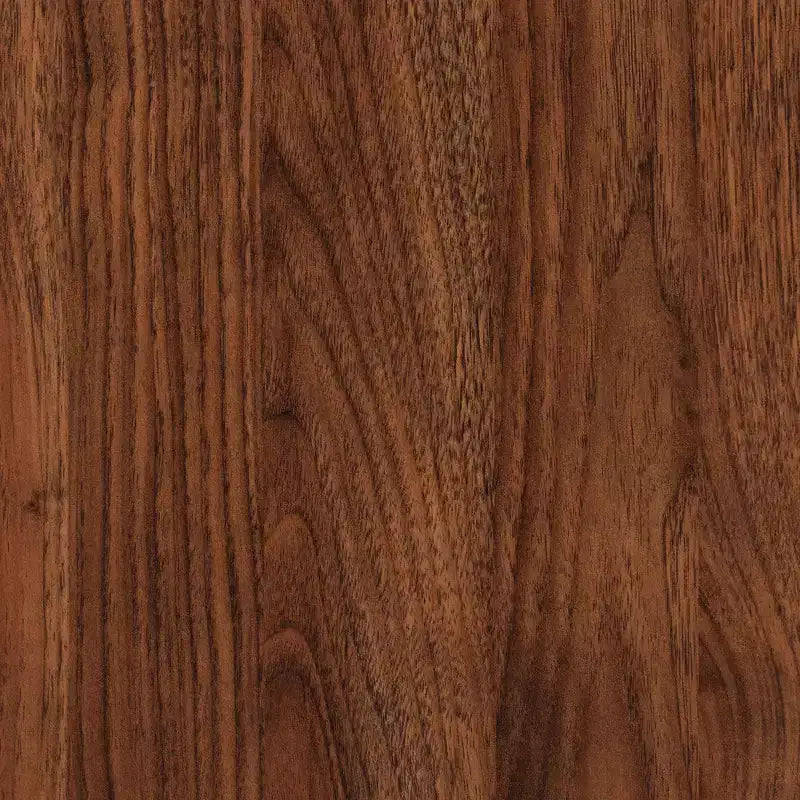 Delaire Mid-Century Modern Walnut Brown Finished Wood Shoe Cabinet