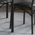 Kitchen Dining Table Set for 2 with Upholstered Chairs