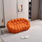 Modern Loveseat Bubble 2 Seater Upholstered Sofa Couch 3D Textile Mesh Fabric for Living Room