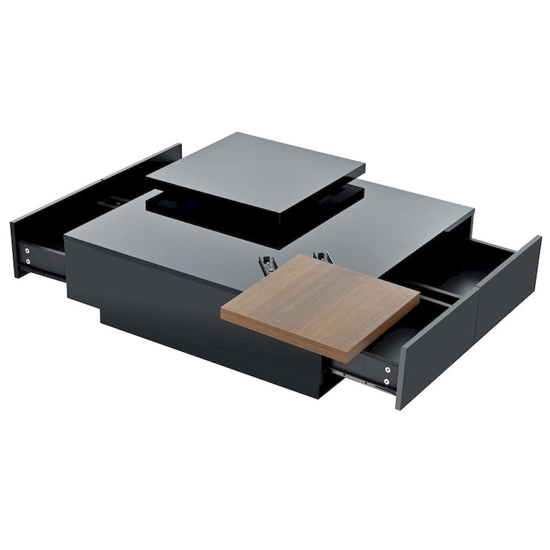 Modern Square Wood Coffee Table