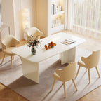 63-in Large Dining Table for 4-6 People, Modern Rectangle Kitchen Table