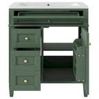 Bathroom Vanity with Top Sink and a Tip-out Drawer