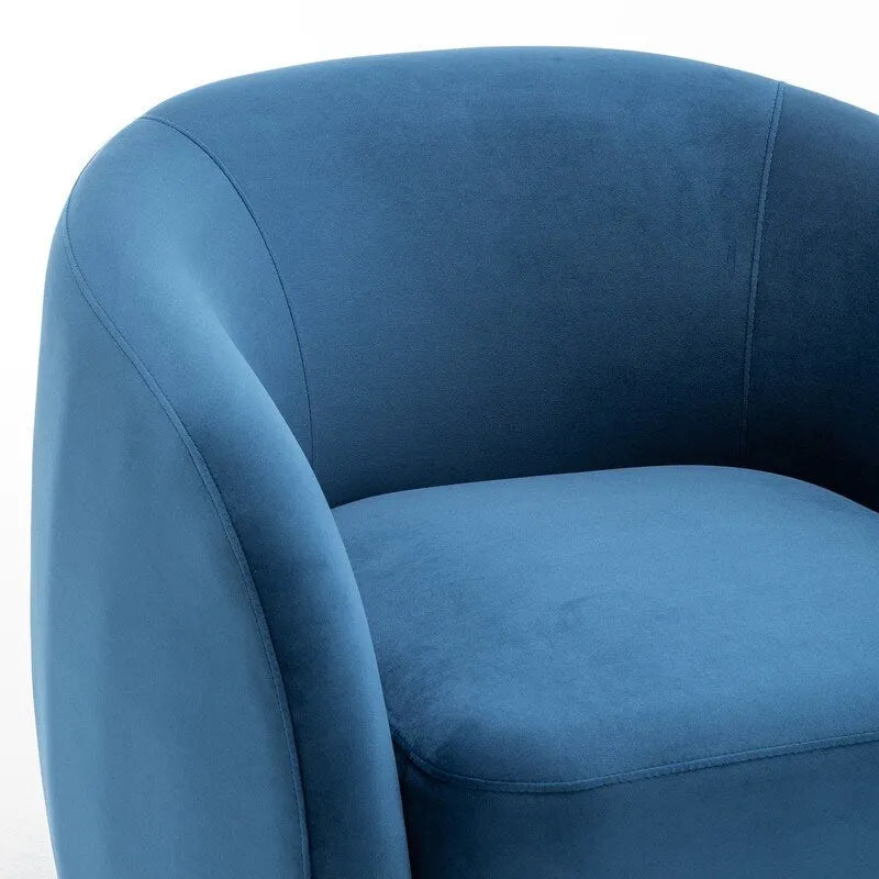 Modern Swivel Barrel Accent Chair