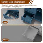VEIKOUS Bathroom Floor Storage Cabinet with 4 Drawers
