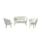Xabier 52 in. 3 Piece Living Room Set by HULALA HOME