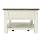 The Gray Barn Downington Solid Wood 2-Drawer Coffee Table