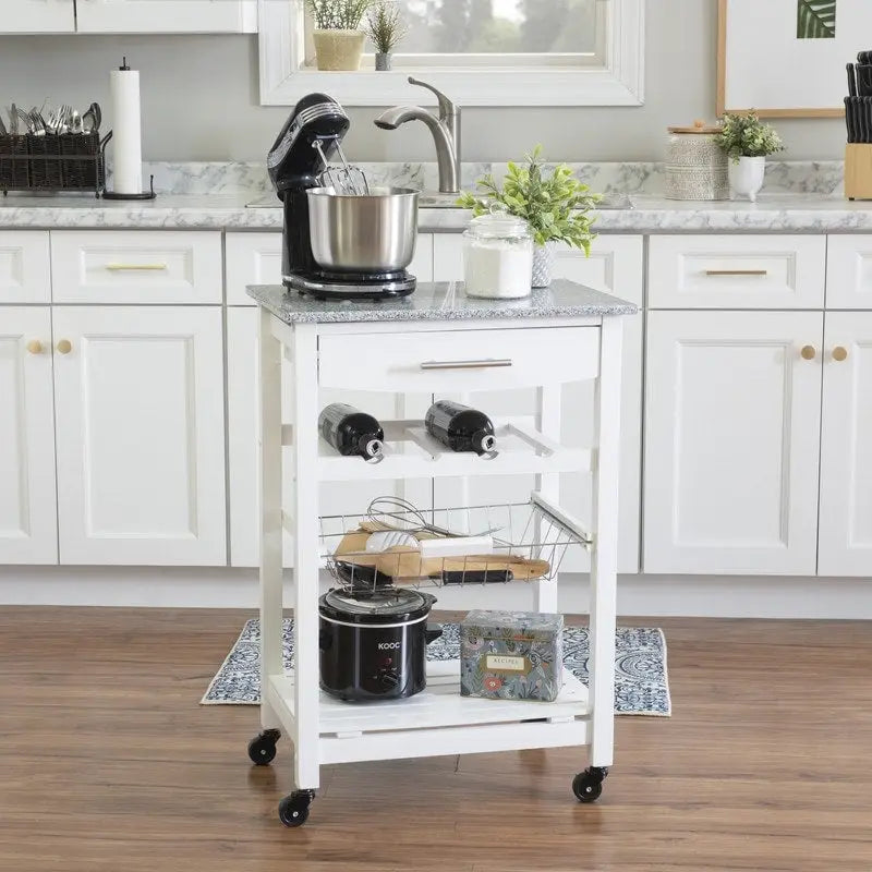 Jake Compact Mobile Rolling Kitchen Cart