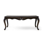 Clarissa Traditional Solid Wood Coffee Table with Carved Legs
