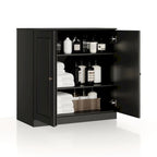 Palace Imports 100% Solid Wood 32 Bathroom Cabinet with Solid Doors and Adjustable Shelves