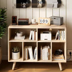 COZONY Record Player Stand with Vinyl Storage, 39.5 Decorative Bookshelf Turntable Stand Holds up to 350 Albums Living Room
