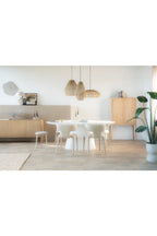 White Oval Dining Table