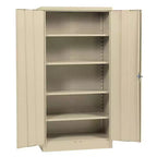 Edsal 36Wx18Dx72H Steel Freestanding Cabinet Beige
