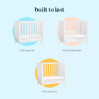 daVinci Otto 3-in-1 Convertible Mini Crib with 4 Mattress