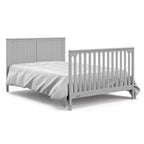 5-in-1 Convertible Crib and Changer with Drawer