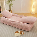 Lazy Sofa Couch,5 Adjustable Position,Sit,Sleep,Fold,Suit to Put in Bedroom, Living Room