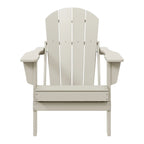 Polytrends Laguna Fade Resistant All Weather Outdoor Patio Folding Adirondack Chair