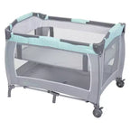Nursery Center Playard with Rocking Cradle, Bassinet, and Changing Table