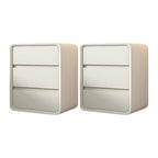 Scandinavian Wood Narrow Bedside Cabinet