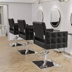 Karl Home Pink Heavy Duty Hydraulic Hair Stylist Salon Chair wiht Diamond Accents